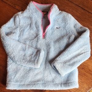 Vineyard Vines Light Blue Kids Fleece Pullover